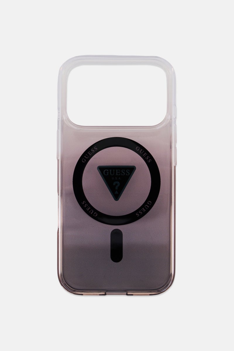 GUESS iPhone 17 Pro Compatible Magsafe Mobile Case, Grey - Image 2